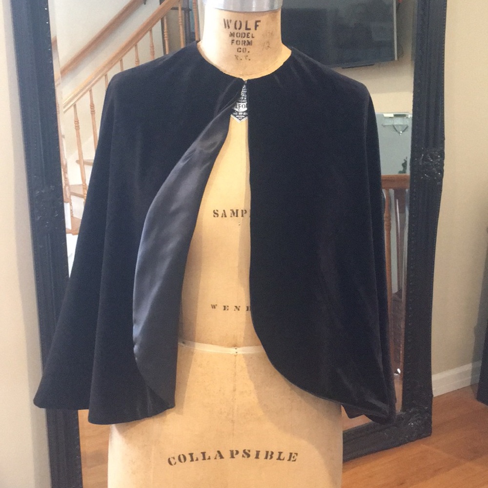 Velvet cape